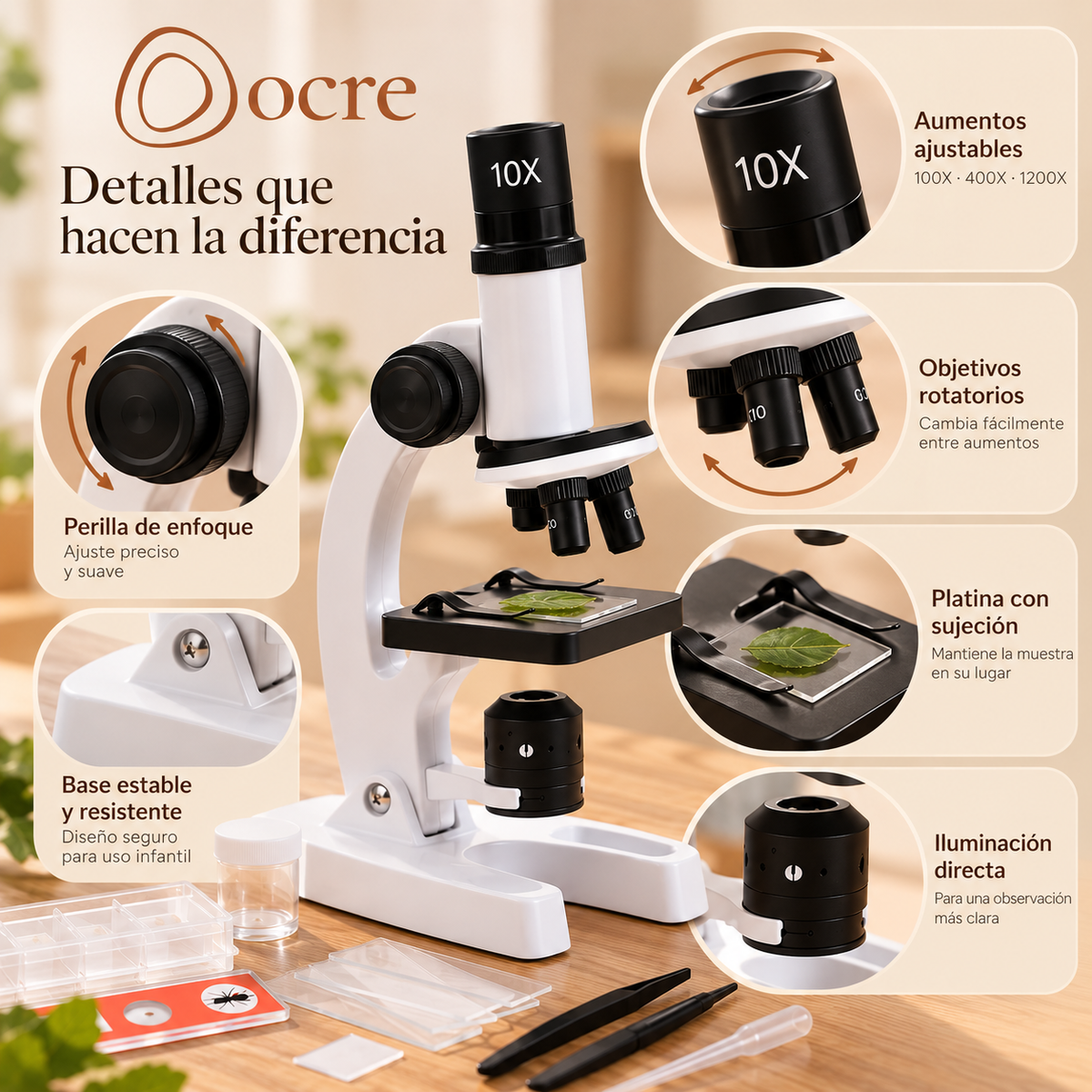 Microscopio Científico Infantil