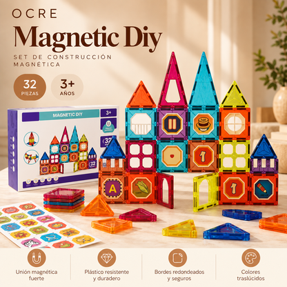 Magnetic DIY — Set de Construcción Magnética