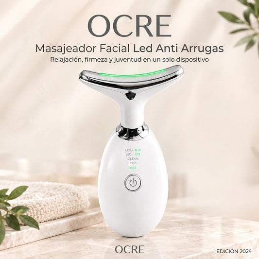 Masajeador Facial Led Antiarrugas